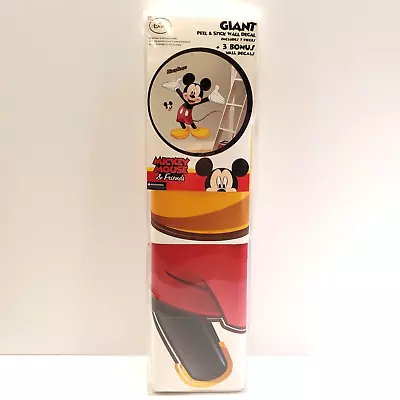 RoomMates Mickey Mouse Peel & Stick Giant 7 Wall Decals 36x37  Disney Sealed • $14.98