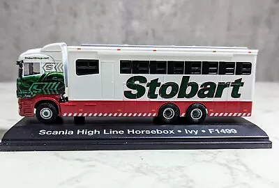 Atlas Eddie Stobart Scania High Line Horsebox Ivy F1499 - 1:76 Scale Model • £14.99