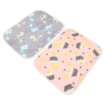  2 Pcs Reusable Hamster Pad Washable Pet Pee Bedding Baby Cage Mat Mattress • £10.78