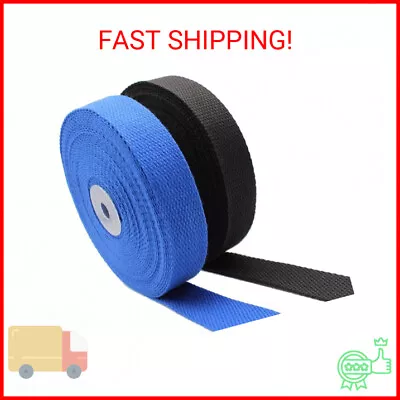 Cotton Webbing 1 Inch 2 Rolls/ 20 Yards Webbing Straps For Webbing Bag Handles • $23.19