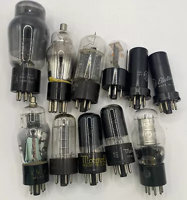 $19.13 • Buy Vacuum Tube Art 6W6GT - 6BQ6 + TUBES Vintage Lot Of 11 Steam Punk Art READ