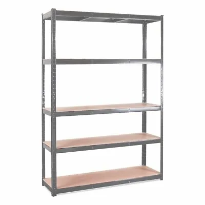 G-Rack Shelving 5 Tier Deep   Grey Racking Storage  180x120x40175kg Per Tier • £108.99