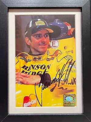 Damon Hill Hand Signed Framed Photo (7' X 5' Inch) Team Jordan Formula 1 & COA • £49.99