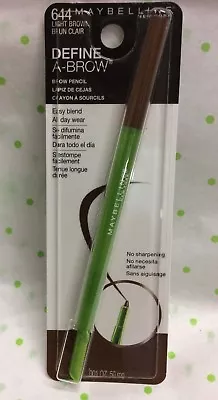 Maybelline Define-A-Brow Eyebrow Pencil 644 Light Brown NEW PACKAGE SEALED. • $23.76