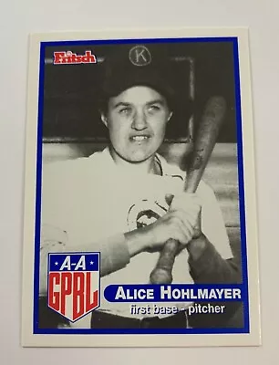 Fritsch AAGPBL Baseball Singles: #415 Alice Hohlmayer • $4
