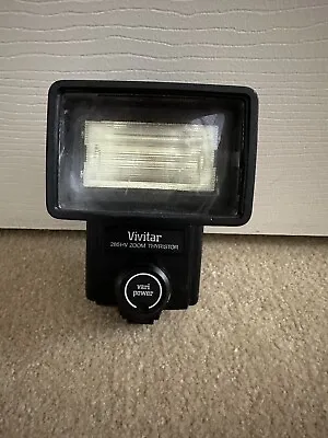 Vivitar 285hv Zoom Thyristor Camera Flash - See Photo For Condition Issue Tested • $14.99
