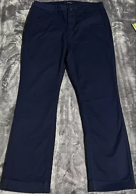 J. Crew Women's Size 29 Chino Pants Navy Blue Straight Leg  Cotton • $24.50