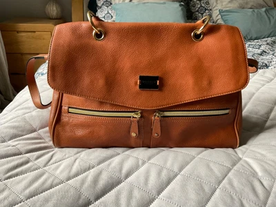 £29.99 • Buy Modalu Tan Leather Pippa Handbag Medium Size, Great Condition