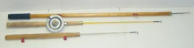 3 Vintage Scoville Ice Fishing Rods - One 19” - One 24” - One 30”’ • $58