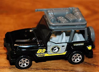 Matchbox Jeep Wrangler 4x4 Desert Adventure Black VERY NICE!!  1/64 • $0.99