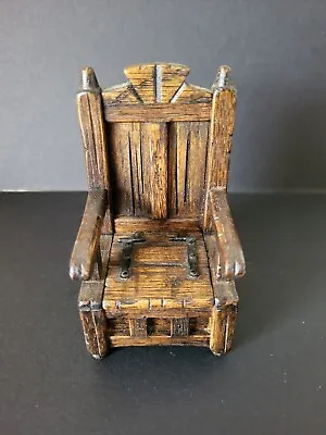 £60 • Buy Dolls House - Ooak Artisan Handmade Oak Monks Chair By J Lloyd - 1/12th Scale