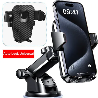 Car Phone Holder Phone Mount Dashboard Windshield Universal For Samsung IPhone  • $15.99