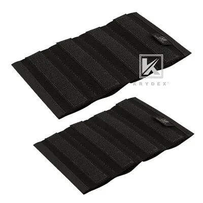 KRYDEX Tactical Elastic Insert Pouch Fit 4 Pistol Magazines For Chest Rig Black • $12.99