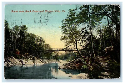 1914 Scene Near Rock Point And Ellwood City Pennsylvania PA Postcard • $9.74