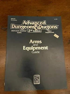 DMGR3 Dungeons And Dragons Arms And Equipment Guide 2E #2123 • $31.23