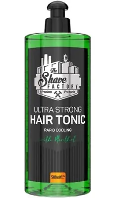 The Shave Factory Ultra Strong Hair Tonic Rapid Cooling 500ml • £10.99