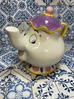 1994 Treasure Craft MRS. POTTS Tea Pot 10  Cookie Jar Disney Beauty & The Beast • $40