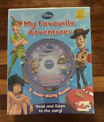 £2.99 • Buy BNIB Disney My Favourite Adventures Read Along Stories Cars Peter Pan Jungle Boo