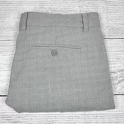 O'neill Shorts Men’s Size 36 Gray Check Chino Flat Front  Preppy Casual Shorts  • $12