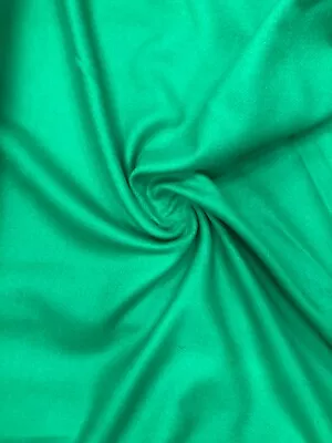 EMERALD GREEN BAIZE FABRIC Snooker Poker Table Cloth Wool Melton Felt Fabric • £1.99