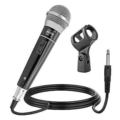 5Core Microphone Dynamic Microfono XLR Audio Cardioid Mic Vocal Karaoke Singing • $9.99