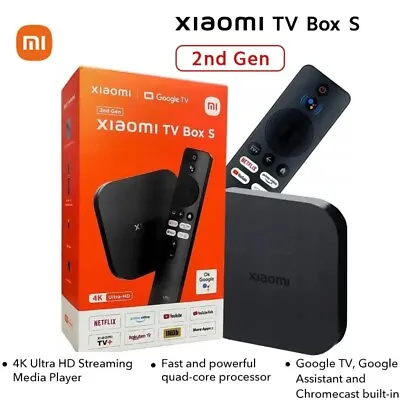 Xiaomi TV Box S 2nd Gen Smart Mi Quad-core 4K Ultra HD Google TV Chromecast • £69.30