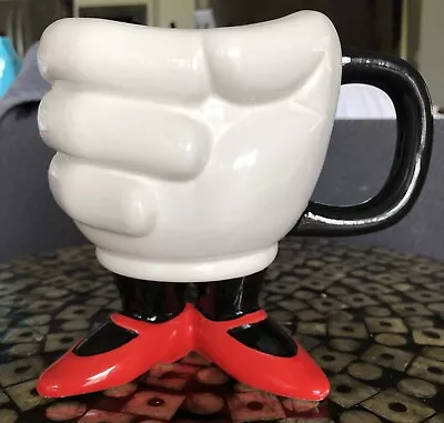 Disney Cirque Du Soleil Minnie Mouse Mug W/ White Gloves W/ Red Shoes • $28.50