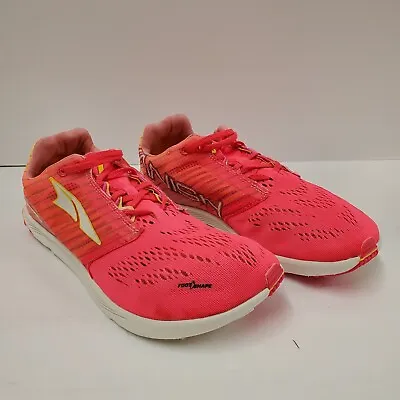 Altra Vanish Zero Drop Running Shoes AFU1812F-7 Women's Sz 9 Pink/Yellow • $19