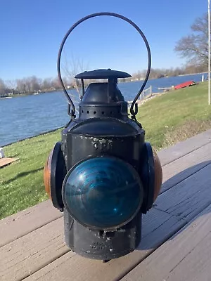 Vintage Cpr Montreal Railroad Switch Stand Signal Lamp Lantern Train Light • $185