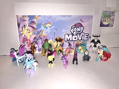 My Little Pony Movie Deluxe Figure Set Of 12 With Sticker. And Ring • $15.95