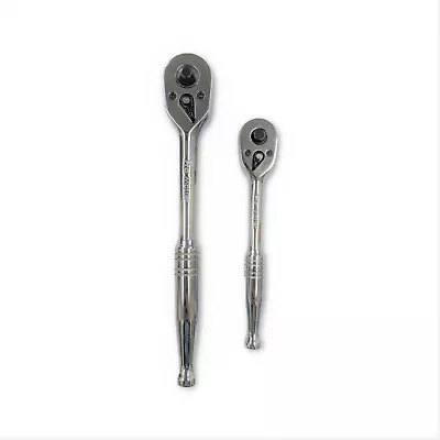 Pro Master 2-Piece 3/8  And 1/4  Drive Ratchet Set  Quick Release Ratchets • $16.49