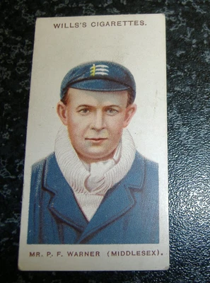 £4 • Buy Wills - Cricketers 1908 (Large S) No2 - Pelham F. Warner, Middlesex