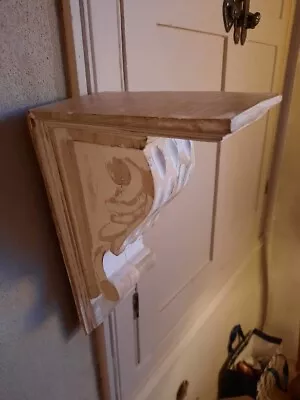 £29 • Buy Wooden Corbel Shelf Support Bracket Shabby Chic Large Heavy Rustic