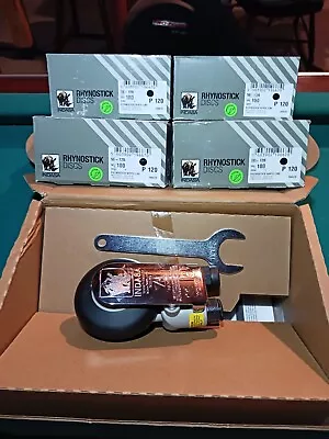 New Indasa Pneumatic Random Orbital 5  Sander And 4 Boxes Of 120 Grit Sandpaper • $189