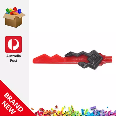 Genuine LEGO™ Pearl Dark Gray Minifigure Weapon Sword With Geometric 25277 • $6.90