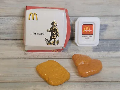 Vintage McDonalds Play Food Drive Thru Chicken Nuggets W/ Sweet N Sour Sauce • $23