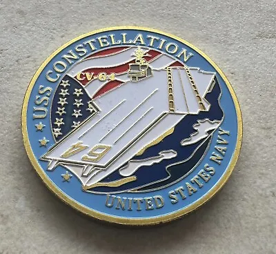US NAVY USS CONSTELLATION CV-64 Challenge Coin • $14.99
