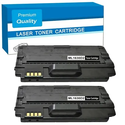2 Black Toner Cartridge For Samsung ML-1630 ML-1630W SCX-4500 SCX-4500W ML1630D2 • £24.85