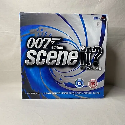 Scene It? 007 James Bond Edition DVD Board Game 2004 Complete Film Christmas • £11.99