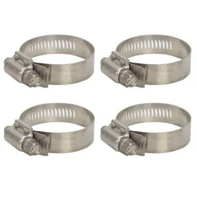 Jet Breeze Boat Hose Clamps 24 | 1 1/16 - 2 Inch Stainless (Set Of 4) • $8.44