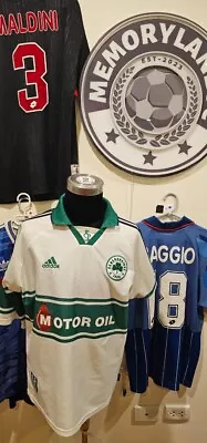 Original Panathinaikos 1999/00 Away Football Shirt Medium Adidas Vgc Rare • £32