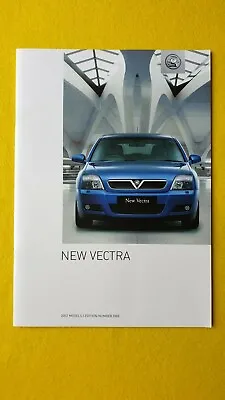 Vauxhall Vectra LS Club SXi SRi GSi Car Brochure Catalogue July 2002 MINT B • $5.71