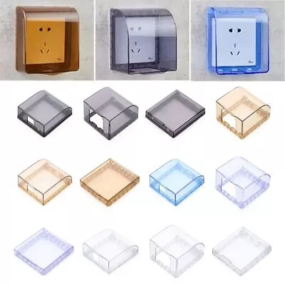 Cover Electric Plug Cover Protection Socket Wall Socket Waterproof Box • £3.62