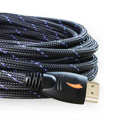 25FT Braided Gold Connection HDMI Cable V1.4 1080P For LCD DVD HDTV Samsung HDTV • $7.58