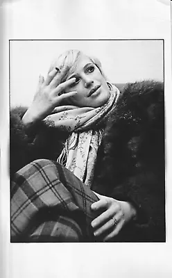 Marianne Faithfull UK  Original Press Photo 12  X 7  Stamped Dickson • $20