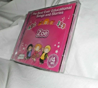£3.59 • Buy KIDS EDUCATIONAL CD ABC ZOE PERSONALISED CHILDS SONG & STORY 4 ME Birthday Gift