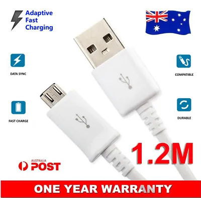 Samsung Original Genuine Micro USB Data Cable Fast Charger Lead For Galaxy S7 S4 • $9.62