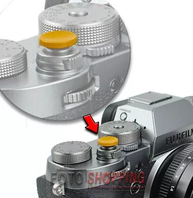 Soft Shutter Release Button Yellow Button Fits Fujifilm X-e2 X100vi X100r • £10.21