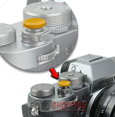 Soft Shutter Release Button Yellow Button Fits Fujifilm X100v X-pro3 X-t4 • £7.48