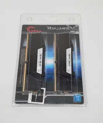 G.SKILL Ripjaws V Series 16GB 2x8GB DDR4-3200 Desktop Memory F4-3200C16D-16GVKB • $33.99